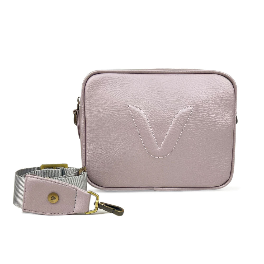 MANOS LIBRES PARA MUJER ROMA AMATISTA EN CUERO VEGANO CON CARGADERA REMOVIBLE