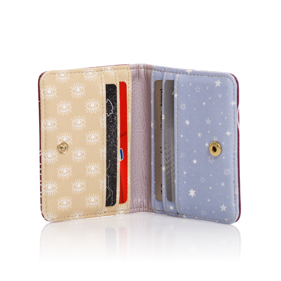 PORTADOCUMENTOS PARA MUJER BRASIL MORADO EN CUERO VEGANO