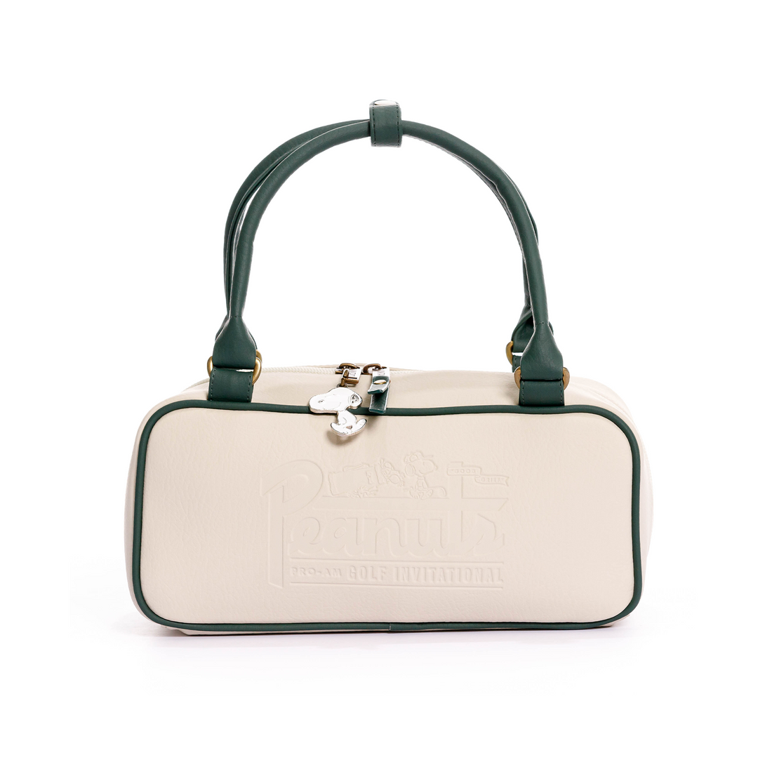 Manos libres para mujer con cargaderas Snoopy fabricado en PVC con estilo repujado con cargaderas para hombros