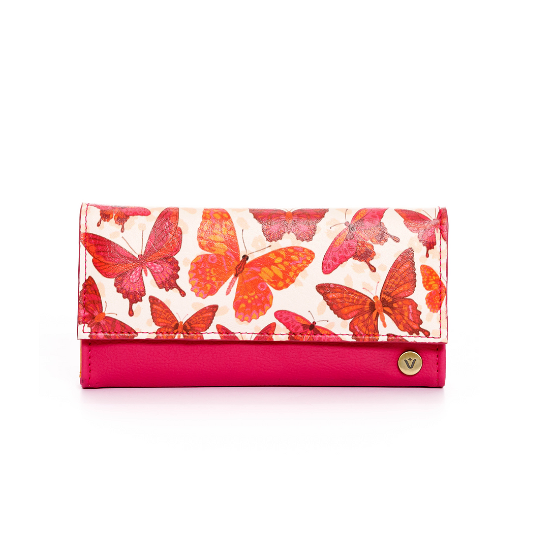 BILLETERA PARA MUJER CLASICA MARIPOSA