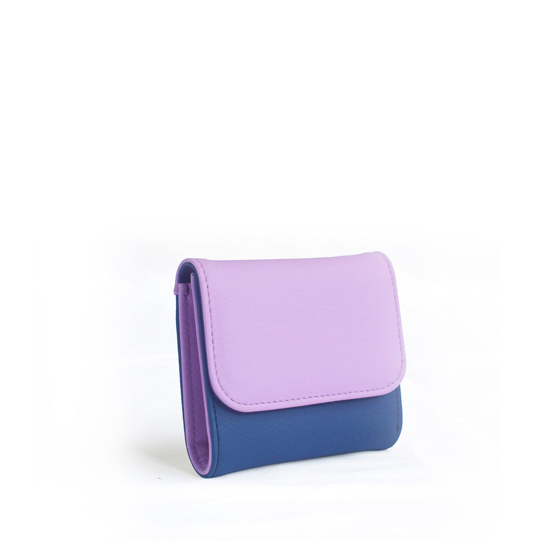 Billetera Para Mujer Italia Pequeña Azul Pets & Friends