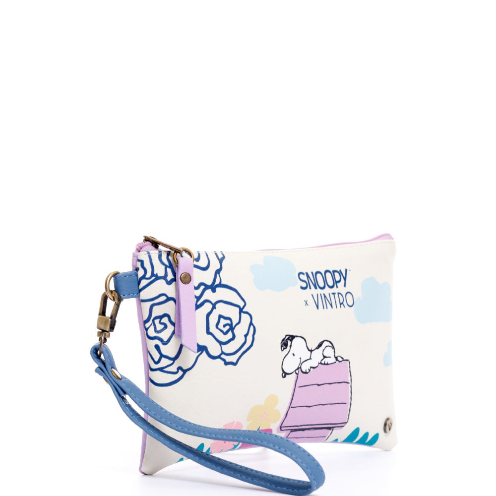 COSMETIQUERA O MONEDERO PARA MUJER RUANDA FLORES SNOOPY