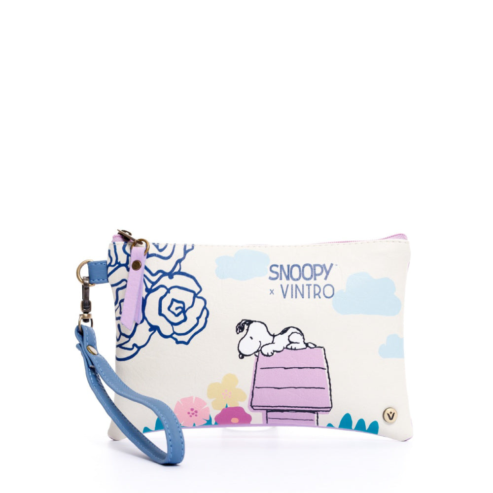 COSMETIQUERA O MONEDERO PARA MUJER RUANDA FLORES SNOOPY
