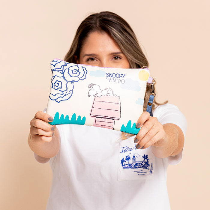 COSMETIQUERA PARA MUJER TOGO SNOOPY CON PULSERA