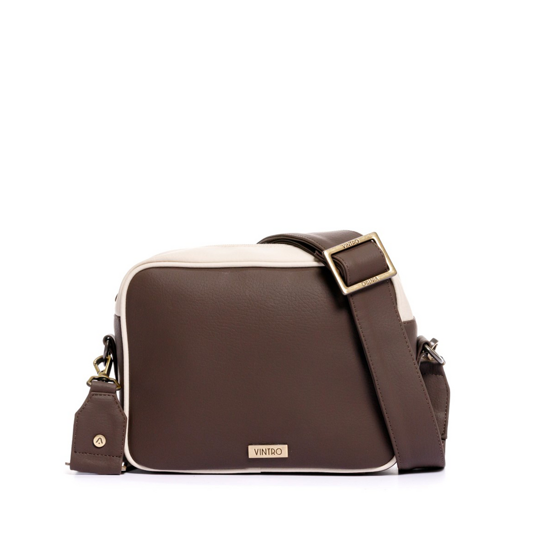 MANOS LIBRES PARA MUJER ROMA CHOCOLATE CON CARGADERA REMOVIBLE