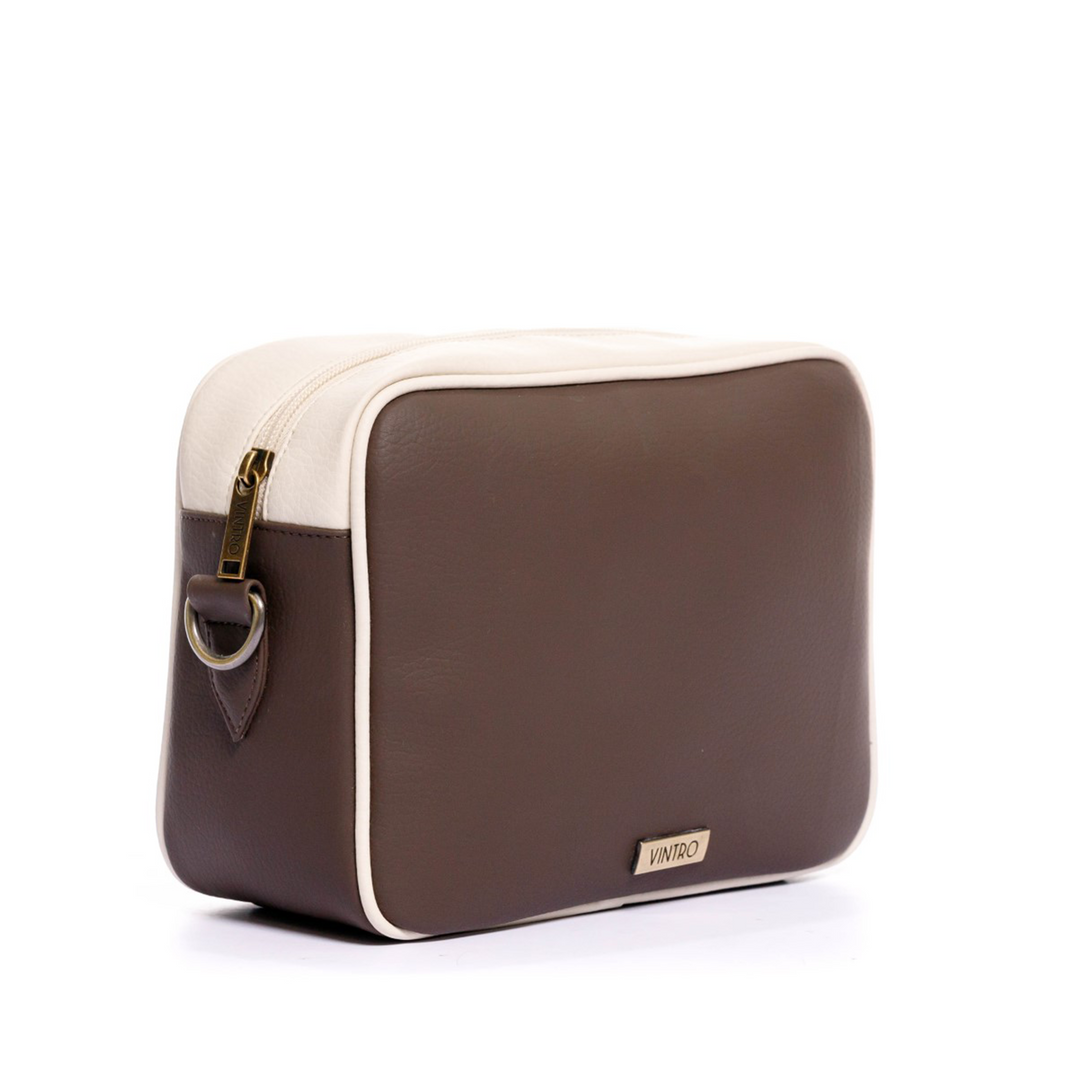 MANOS LIBRES PARA MUJER ROMA CHOCOLATE CON CARGADERA REMOVIBLE