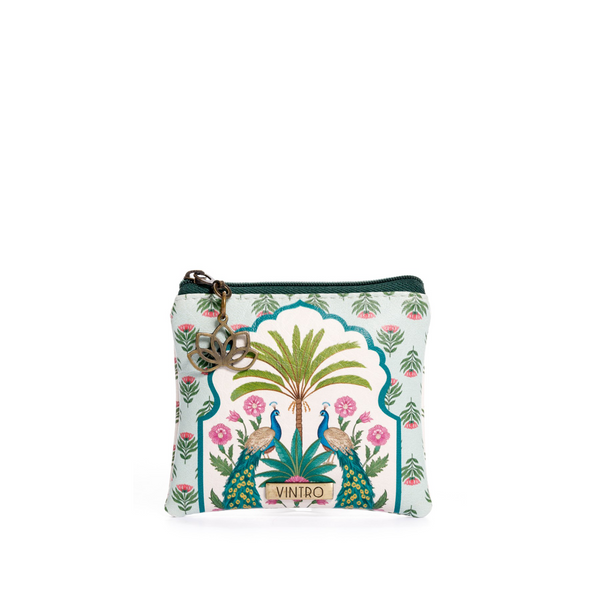 MONEDERO PARA MUJER BASICO ESTAMPADO INDIAN GARDEN