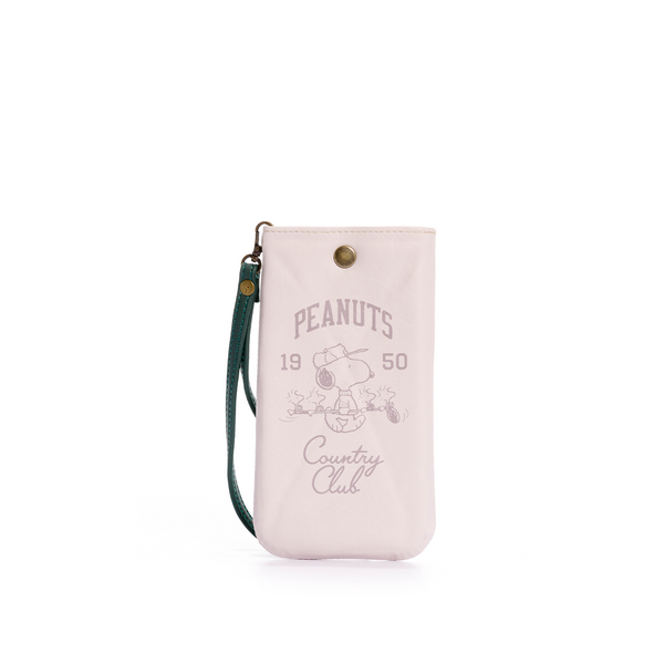 Estuche para gafas o celular Snoopy fabricadoenmaterialPVCyestampadodesnoopyfuncionaparagafasdesololentesdemonturatambiénparacelular