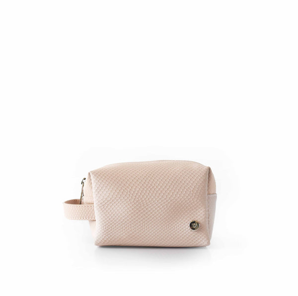 Cosmetiquera Mini París seda Rosada Cobra Noir