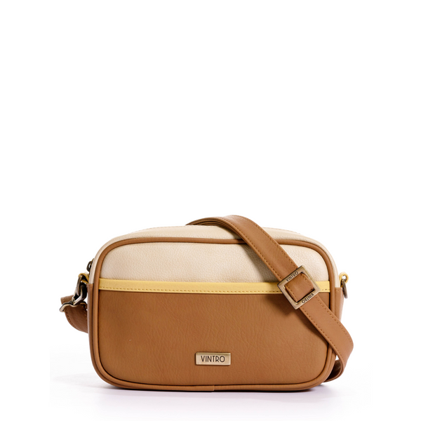 manos libes solido para mujer, fabricado en pvc con correa, en color café con beige