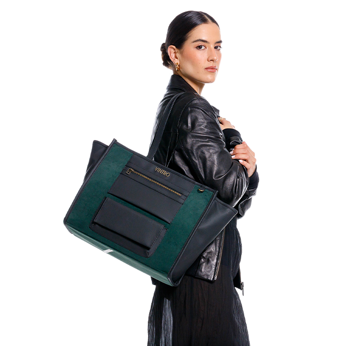 CARTERA PARA MUJER CRIQUET VERDE EN PRANNA