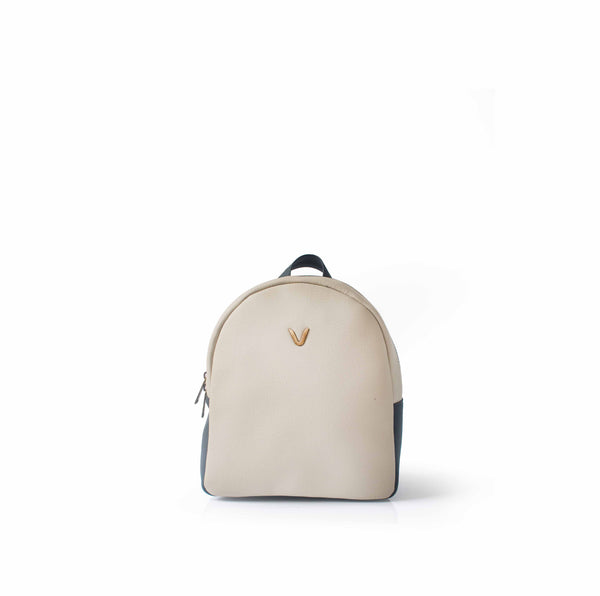 morral mini seda con cargaderas color negro y gris con cargaderas