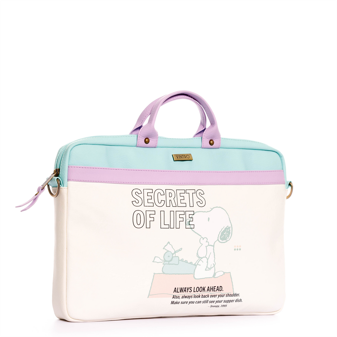 MALETIN PARA MUJER SNOOPY PARA PC O COMPUTADOR