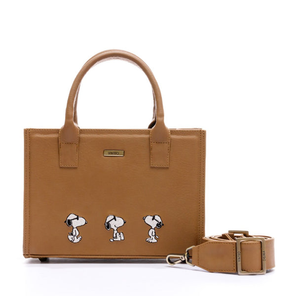 CARTERA PARA MUJER ESPAÑA MIEL SNOOPY EN CUERO VEGANO