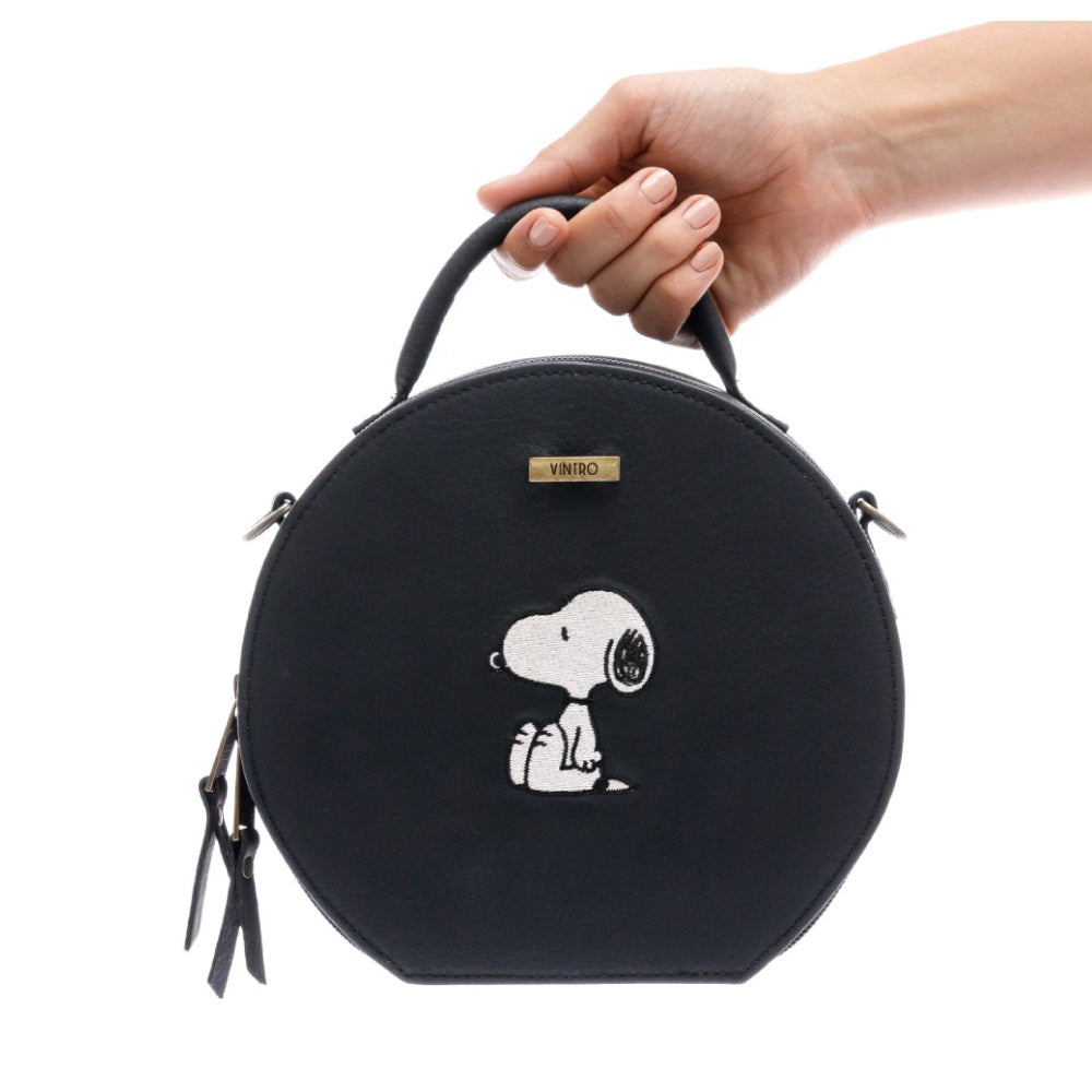 MANOS LIBRES PARA MUJER SUIZA NEGRO SNOOPY