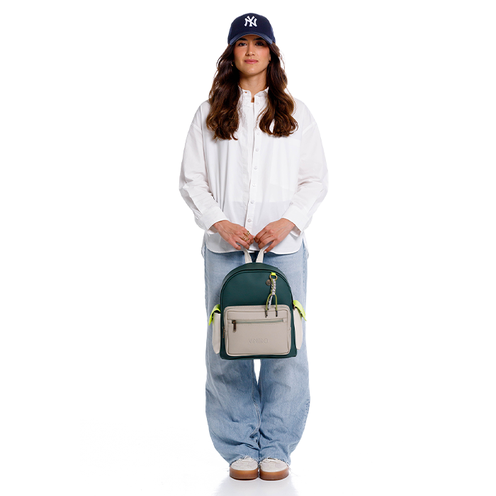 MORRAL PARA MUJER NOMAD VERDE CON BOLSILLO POSTERIOR