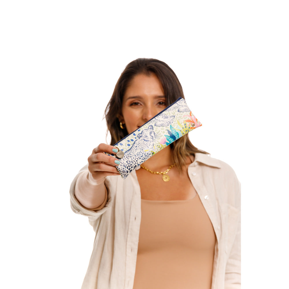 PORTALAPICERO PARA MUJER EJECUTIVO ESTAMPADO EN CUERO VEGANO