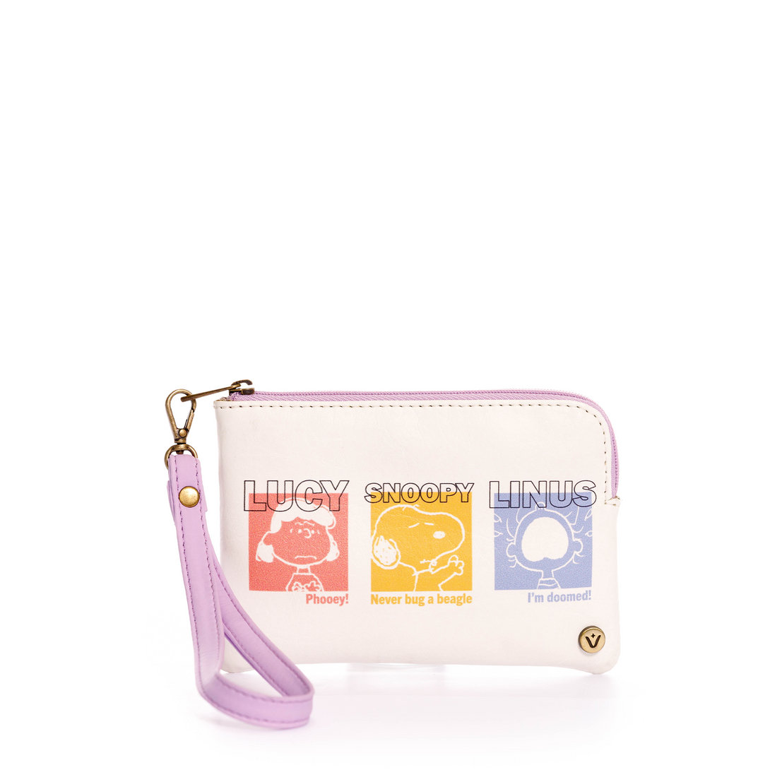 MONEDERO PARA MUJER BUCAREST SNOOPY WORDS IN COLORORS