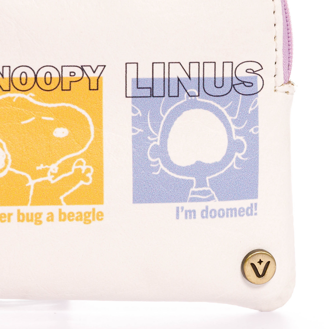 MONEDERO PARA MUJER BUCAREST SNOOPY WORDS IN COLORORS