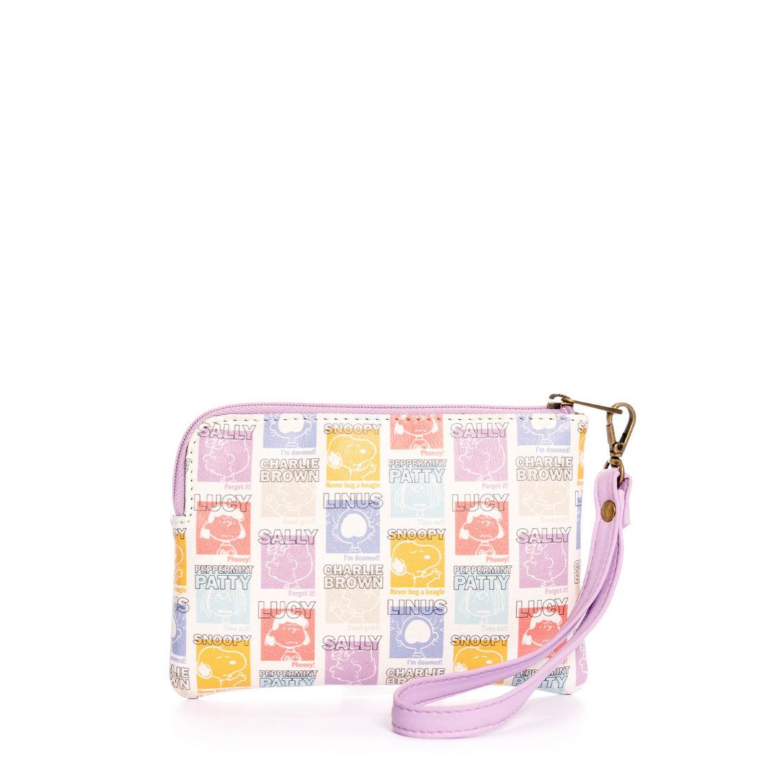 MONEDERO PARA MUJER BUCAREST SNOOPY WORDS IN COLORORS