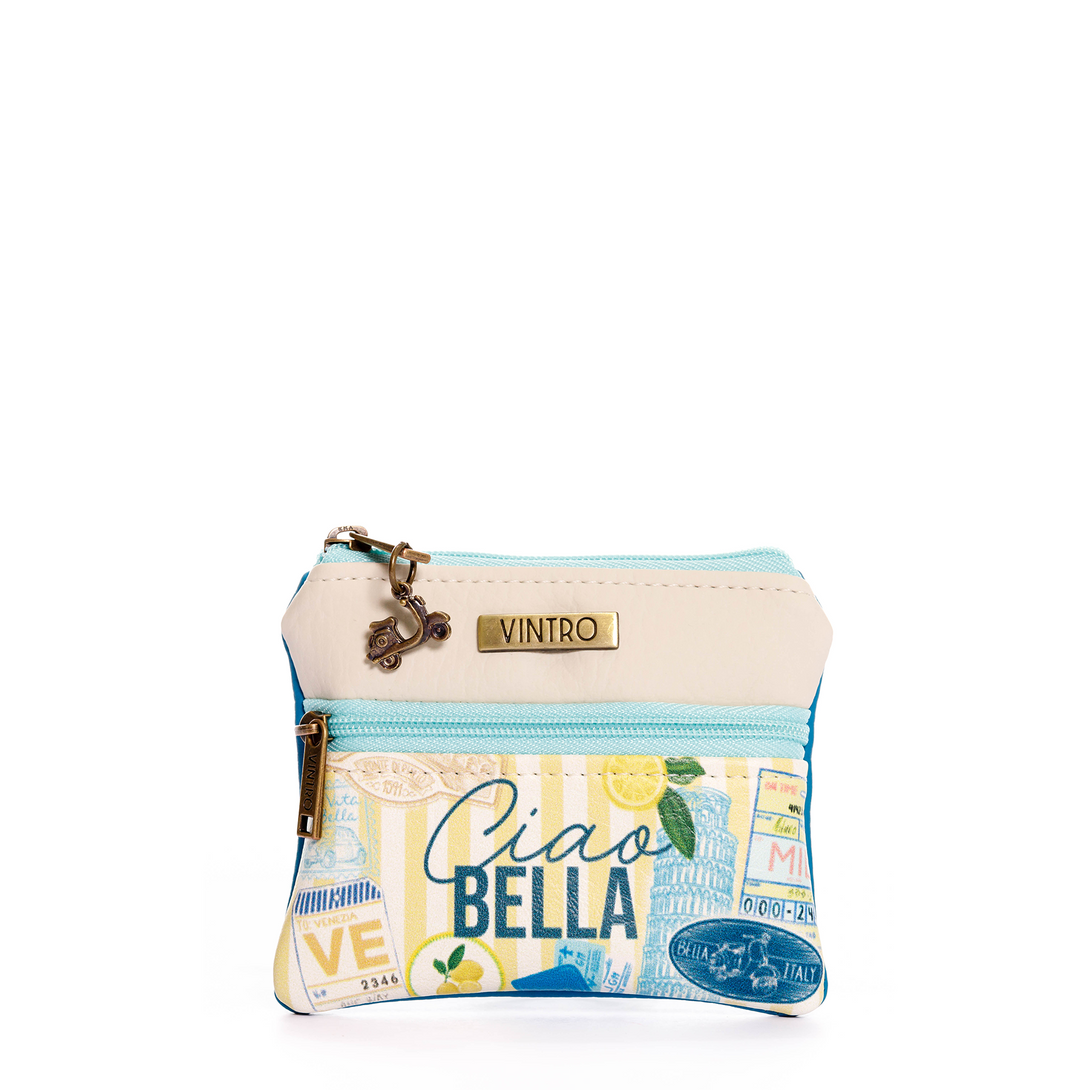 MONEDERO PARA MUJER EGIPTO ESTAMPADO ITALIA