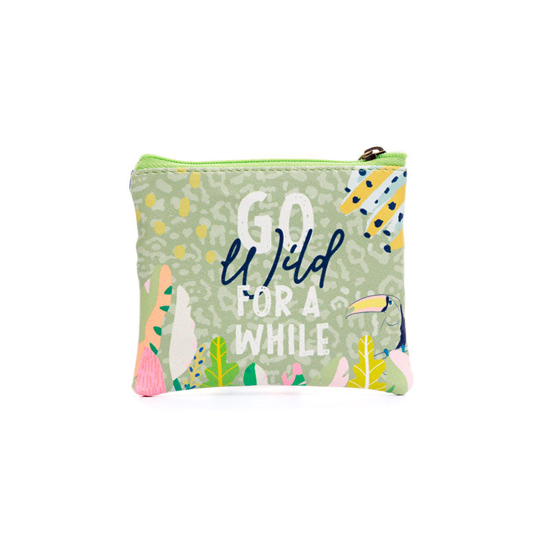 MONEDERO PARA MUJER EGIPTO ESTAMPADO EN CUERO VEGANO