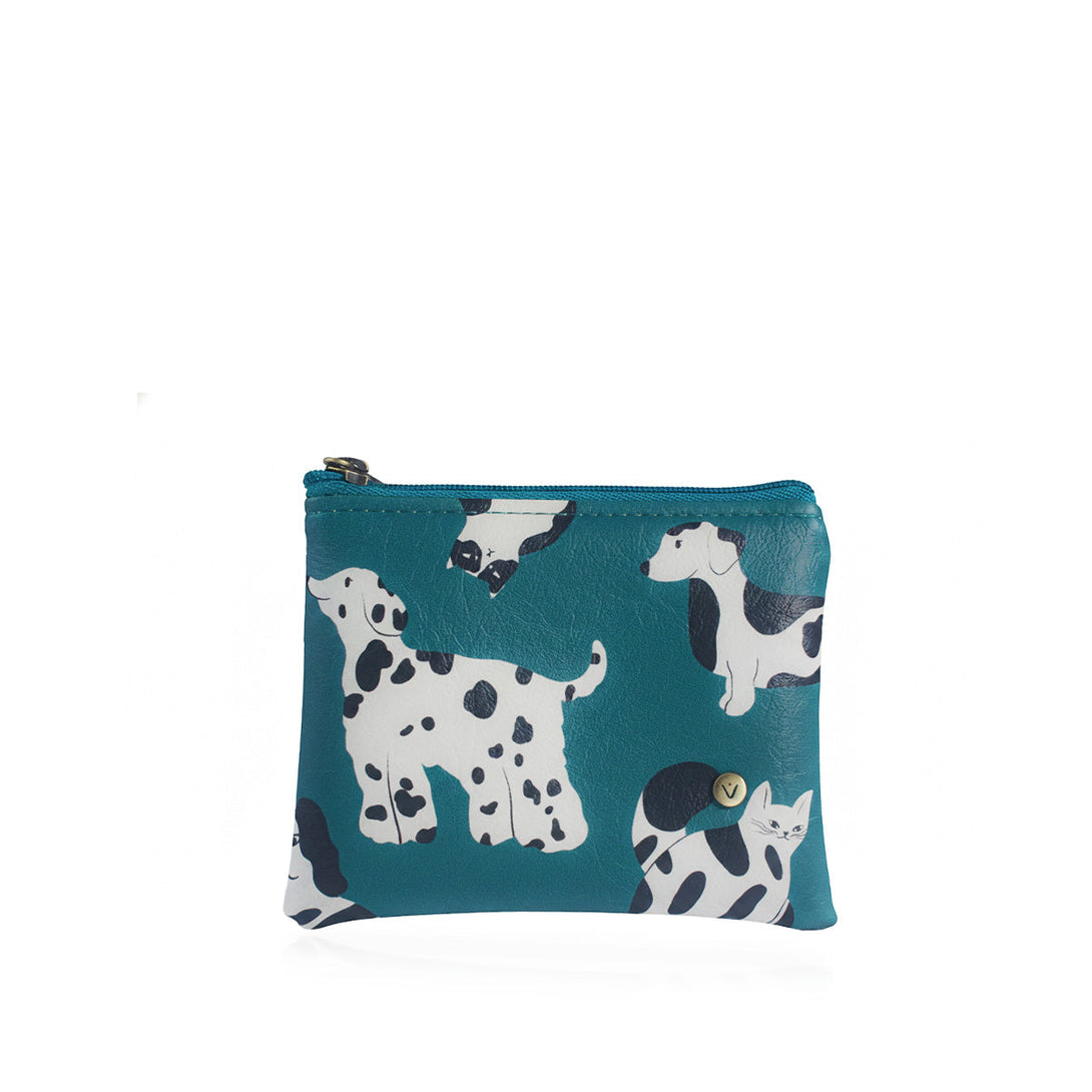 Monedero Básico Para Mujer Verde Gris Pets & Friends