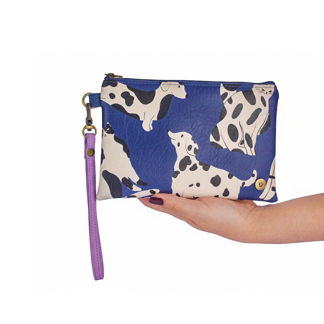 Cosmetiquera Para Mujer Ruanda Estampada Con Pulsera Pets & Friends