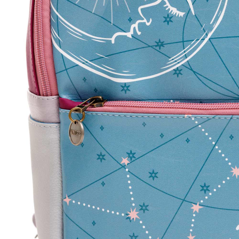 MORRAL PARA MUJER DAYTONA AZUL EN CUERO VEGANO PORTAPC