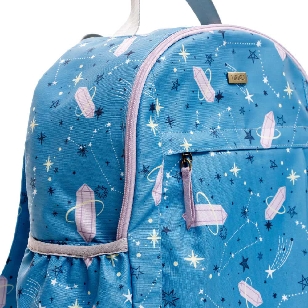 MORRAL PARA MUJER ESTAMBUL AZUL CUARZO EN LONA