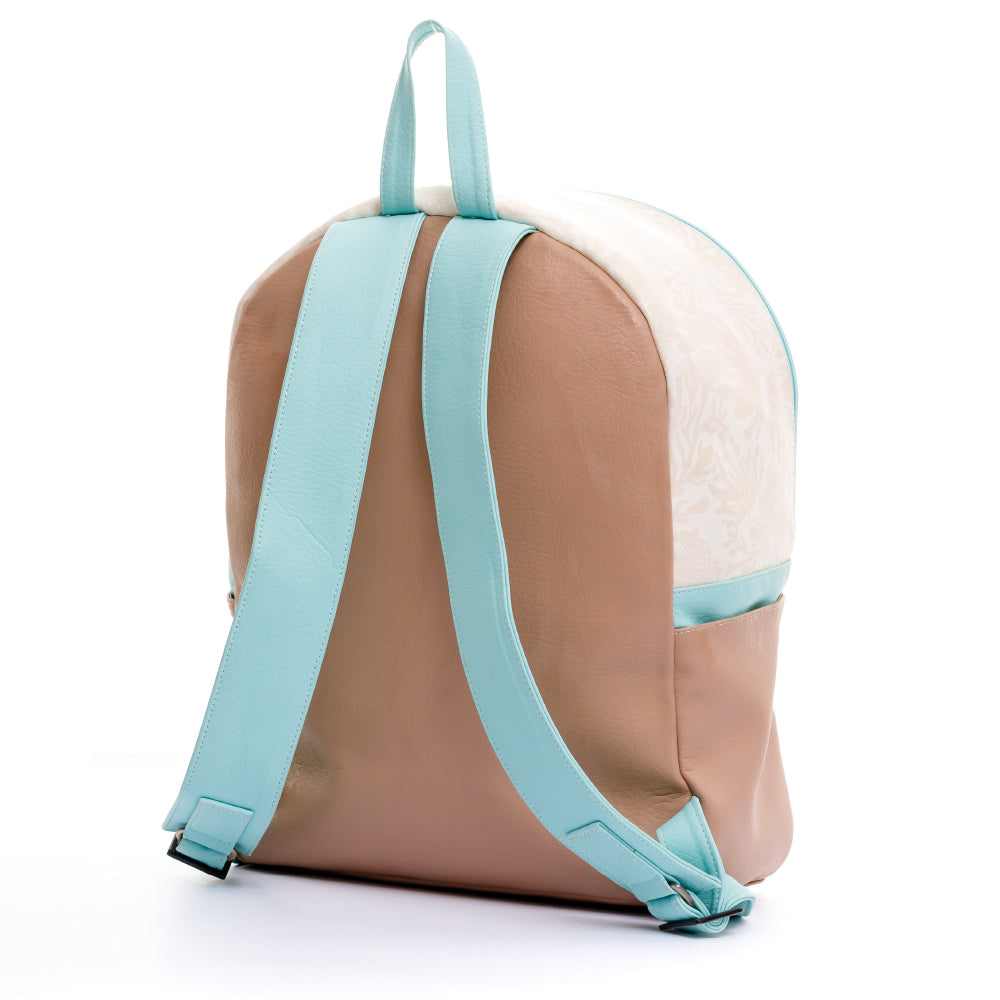 MORRAL PARA MUJER DAYTONA AGUAMARINA EN CUERO VEGANO PORTAPC