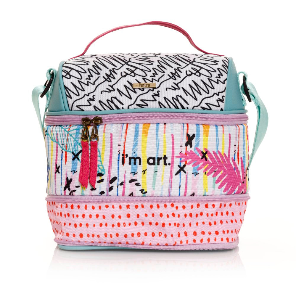 LONCHERA PARA MUJER TAMPA EXPANDIBLE EN LONA