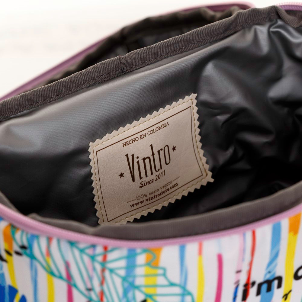 LONCHERA PARA MUJER TAMPA EXPANDIBLE EN LONA