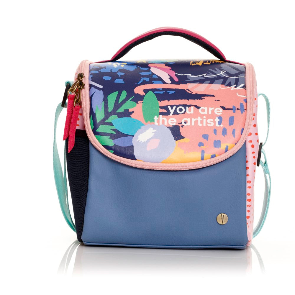 LONCHERA PARA MUJER JAMAICA ESTAMPADA EN CUERO VEGANO