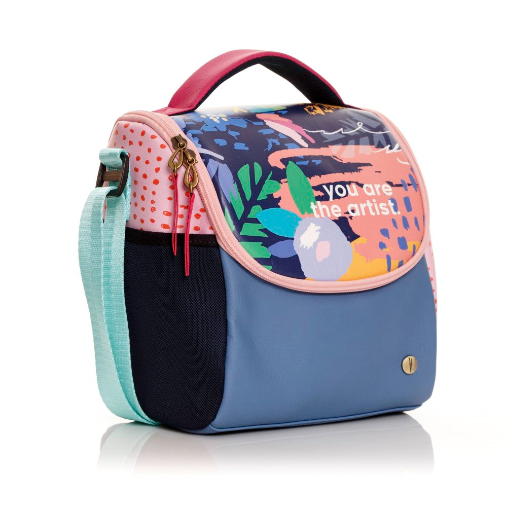 LONCHERA PARA MUJER JAMAICA ESTAMPADA EN CUERO VEGANO