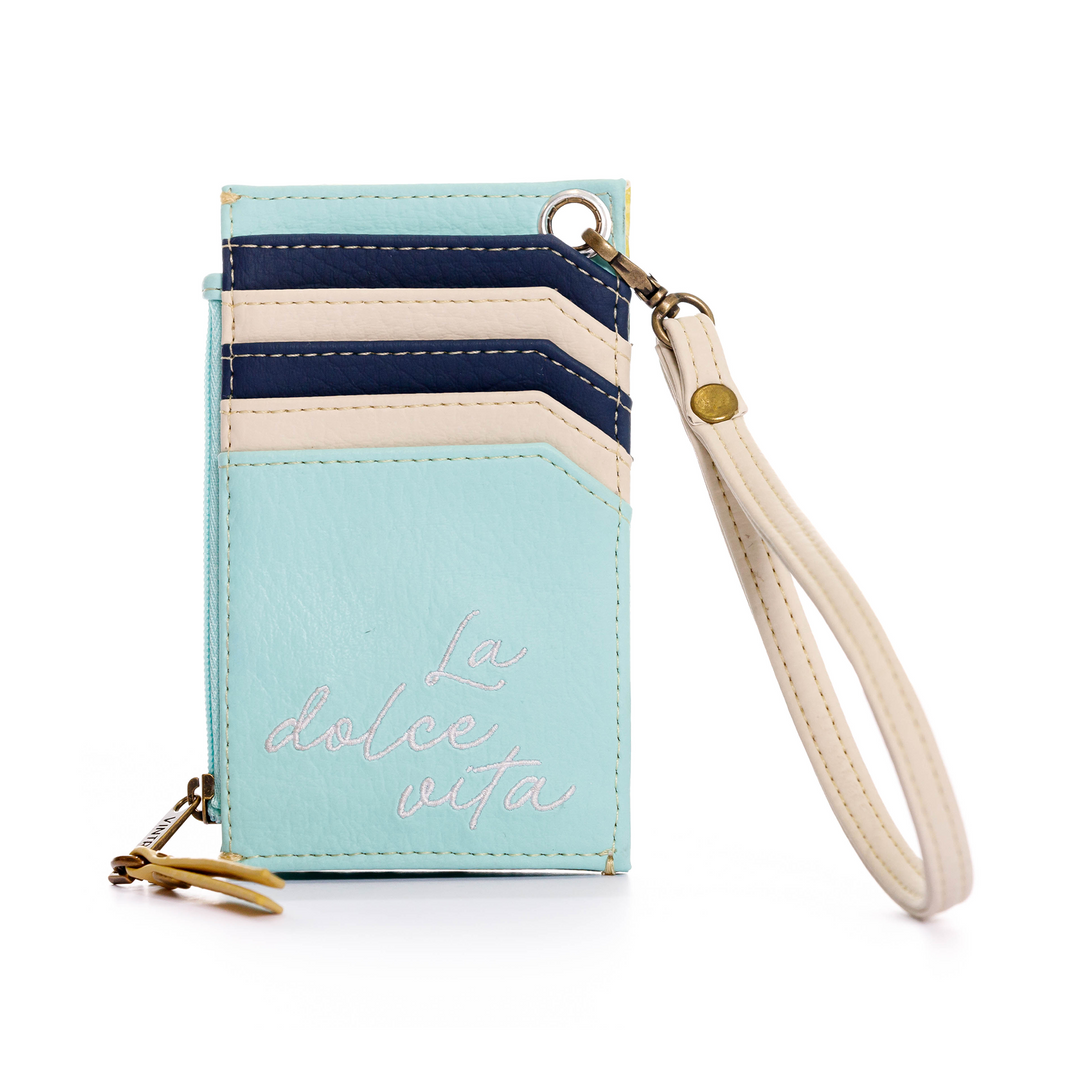 PORTADOCUMENTO PARA MUJER PARAGUAY ESTAMPADO ITALIA CON PULSERA