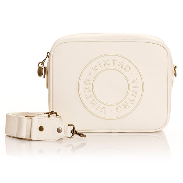 MANOS LIBRES ROMA BEIGE BORDADO