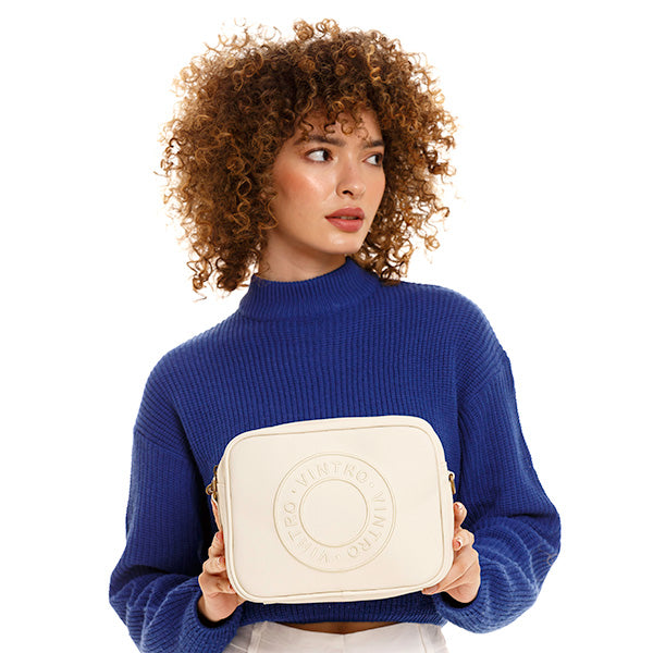 MANOS LIBRES ROMA BEIGE BORDADO