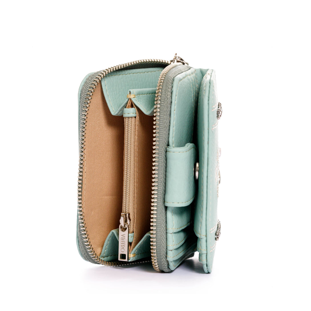 BILLETERA PARA MUJER DINAMARCA DOTTED BLOOMS