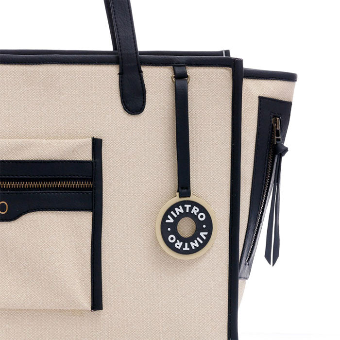 CARTERA PARA MUJER CRIQUET NEGRO EN PRESTON MARFIL