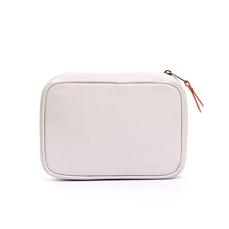 COSMETIQUERA PARA MUJER ESTONIA PRINT ROSADO EN CUERO VEGANO