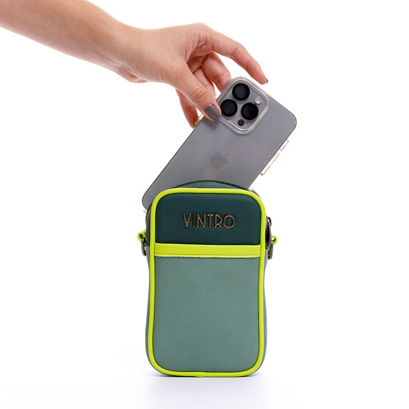 MANOS LIBRES PARA MUJER PORTUGAL VERDE CON CARGADERA REMOVIBLE