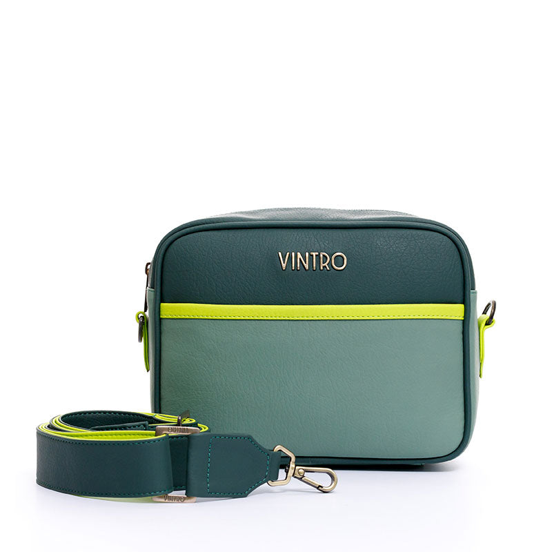 MANOS LIBRES PARA MUJER ROMA VERDE CON CARGADERA REMOVIBLE