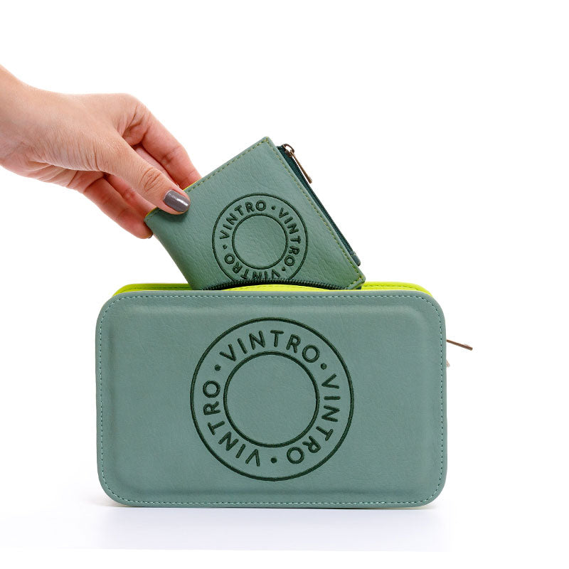 MANOS LIBRES PARA MUJER VIENA VERDE CARGADERA EXTRAIBLE