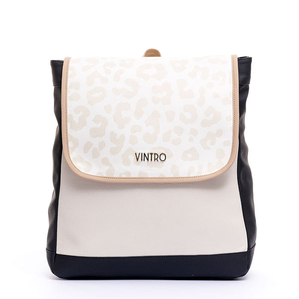 MORRAL PARA MUJER NEGRO PORTA PC EN CUERO VEGANO CON TAPA