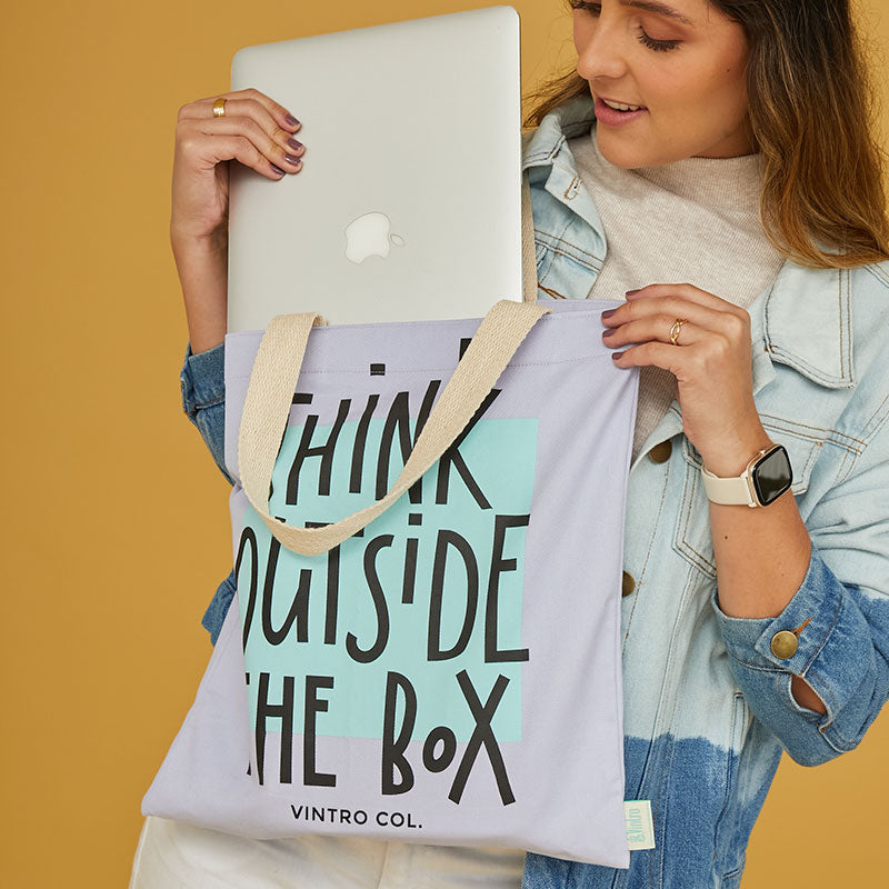 TOTE BAG THINK OUTSIDE THE BOX